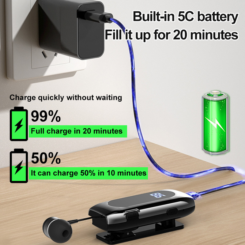 Új akciós K55 Mini Bluetooth Headset BT5.2 Beszélgetési idő 20 óra Hívás Emlékeztető Rezgés Sport Clip Driver Auriculares fülhallgató