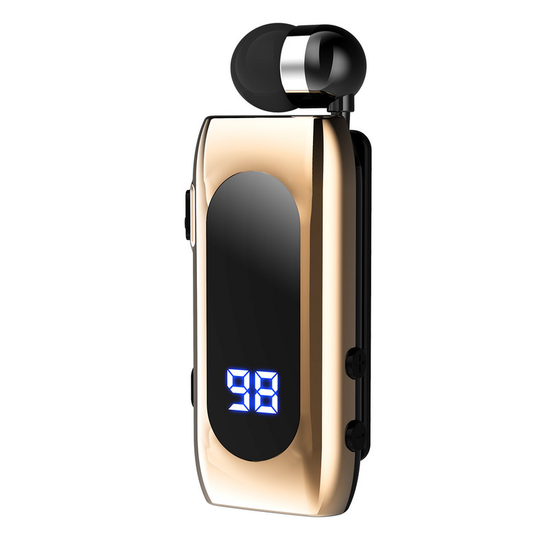 Új akciós K55 Mini Bluetooth Headset BT5.2 Beszélgetési idő 20 óra Hívás Emlékeztető Rezgés Sport Clip Driver Auriculares fülhallgató