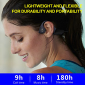 Căști cu conducție osoasă F806 Bluetooth pentru Vivo Huawei Căști cu conducție osoasă Căști fără fir Căști sport