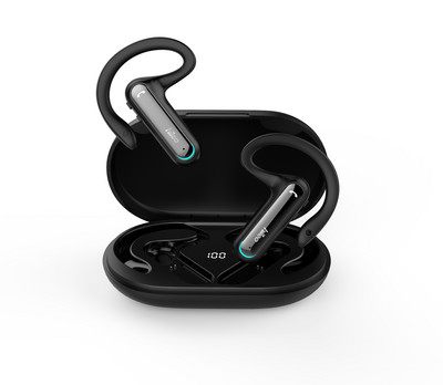 Căști cu conducție osoasă Bluetooth V5.2 Căști sport deschise Căști Funcție de asistent vocal Căști cu design ergonomic