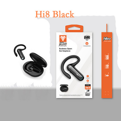 Slúchadlá Hileo s kostným vedením, Bluetooth športové otvorené slúchadlá do uší, funkcia hlasového asistenta, ergonomicky tvarované slúchadlá