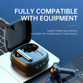 Căști fără fir TWS Bluetooth 5.0 Asistent vocal Control tactil 9D Stereo Sport Căști impermeabile Căști cu microfon