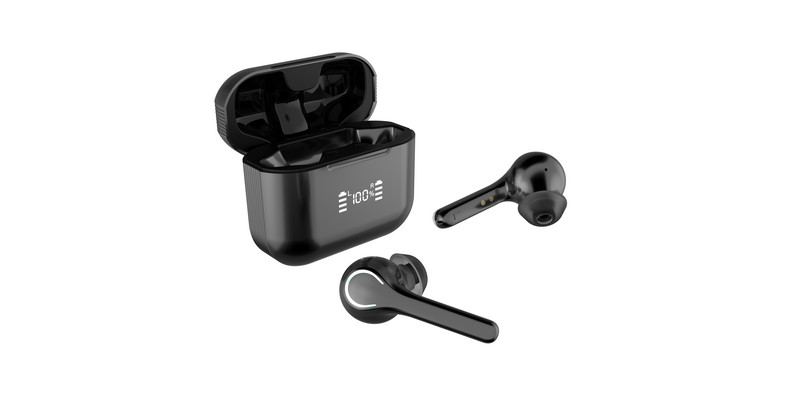 TWS bežične slušalice Mini slušalice Bluetooth-5.0 slušalice Stereo True Wireless Earbuds LED zaslon baterije