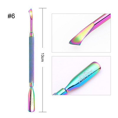 BORN PRETTY 1 db körömdíszítő szerszám köröm körömkutikula ollóvágó vegyes UV gél eltávolító nyomónyomó