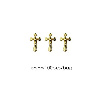 50PCS/Lot Metalni cirkon privjesci za nokte Elegantni oblici Ukrasi od vještačkih kamenčića sa zlatnom legurom Mix Stilovi Kristali Dragulji Nabavka za nokte