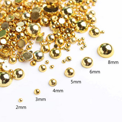 50PCS/Lot Metalni cirkon privjesci za nokte Elegantni oblici Ukrasi od vještačkih kamenčića sa zlatnom legurom Mix Stilovi Kristali Dragulji Nabavka za nokte