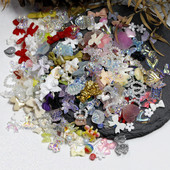 100kom privjesaka za nokte Kawaii više oblika od mješovite smole privjesak za nokte Slatki 3D nokti DIY Slimes rukotvorine za nail art ukrase dragulje