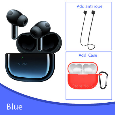 Vivo TWS 2 2e kõrvaklapid juhtmeta Bluetooth 5.2 kõrvaklapid 12,2 mm draiver DeepX 2.0 mikrofoni mürasummutus Vivo X60 Pro X50 S9 S9e jaoks