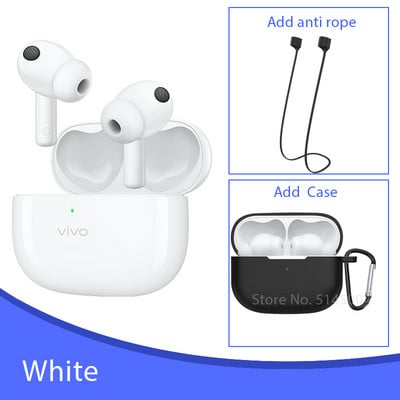 Vivo TWS 2 2e kõrvaklapid juhtmeta Bluetooth 5.2 kõrvaklapid 12,2 mm draiver DeepX 2.0 mikrofoni mürasummutus Vivo X60 Pro X50 S9 S9e jaoks