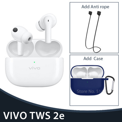 Vivo TWS 2 2e kõrvaklapid juhtmeta Bluetooth 5.2 kõrvaklapid 12,2 mm draiver DeepX 2.0 mikrofoni mürasummutus Vivo X60 Pro X50 S9 S9e jaoks