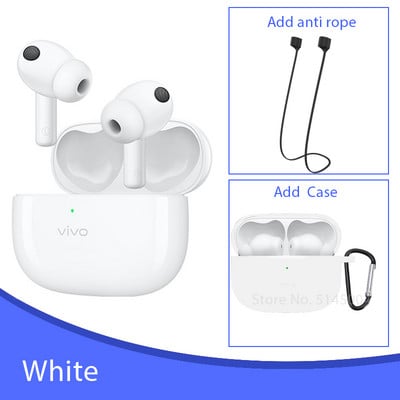 Vivo TWS 2 2e kõrvaklapid juhtmeta Bluetooth 5.2 kõrvaklapid 12,2 mm draiver DeepX 2.0 mikrofoni mürasummutus Vivo X60 Pro X50 S9 S9e jaoks