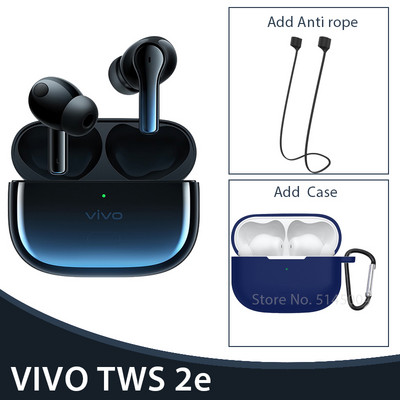 Vivo TWS 2 2e kõrvaklapid juhtmeta Bluetooth 5.2 kõrvaklapid 12,2 mm draiver DeepX 2.0 mikrofoni mürasummutus Vivo X60 Pro X50 S9 S9e jaoks