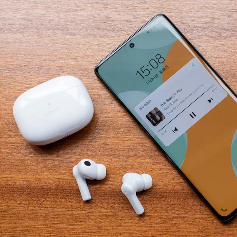 Vivo TWS 2 2e kõrvaklapid juhtmeta Bluetooth 5.2 kõrvaklapid 12,2 mm draiver DeepX 2.0 mikrofoni mürasummutus Vivo X60 Pro X50 S9 S9e jaoks