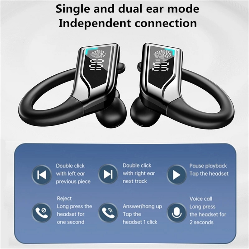 Q8 TWS bežične poslovne slušalice Bluetooth 5.2 9D Stereo Earbuds Slušalice s mikrofonom Slušalice za Iphone Xiaomi telefone