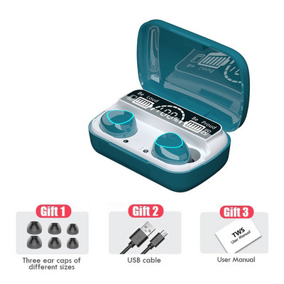 Nove slušalice Bluetooth 5.1 2200mAh kutija za punjenje bežične slušalice 9D stereo sportske vodootporne slušalice s mikrofonom