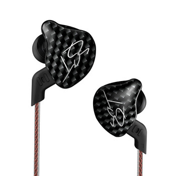 KZ ZST Слушалки с двоен драйвер Динамични и арматурни разглобяеми кабелни монитори Шумоизолиращи HiFi музикални спортни слушалки 1DD+1BA