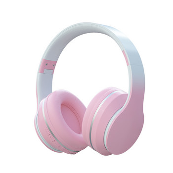 Cat Ear Ακουστικά Bluetooth Ασύρματα Μουσική Πολύχρωμο φως LED Ακουστικό για παιχνίδια με ακύρωση θορύβου Ακουστικά για παιδιά Χριστουγεννιάτικα δώρα