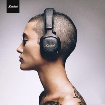 Marshall Mid ANC Active Noise Canceling On-Ear Безжични Bluetooth слушалки Pop Rock Heavy Deep Bass Спортни сгъваеми слушалки