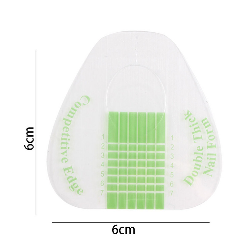 100/500 buc. Șabloane de extensie pentru unghii cu potcoavă. Sfaturi pentru forme franceze pentru unghii. Ghid pentru gel acrilic.