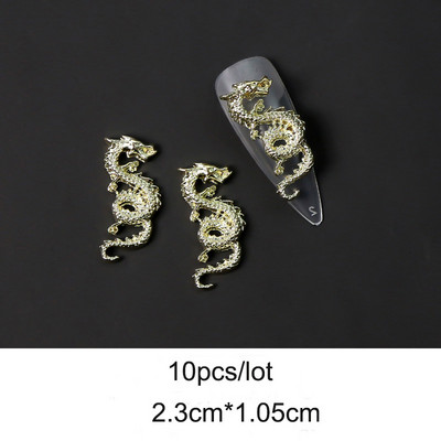 10 komada Virgin Mary privjesci za nokte 3D dijamanti Metalni ukrasi za nokte Legirani nakit Pozlaćeni salonski savjeti Dekoracija za manikuru