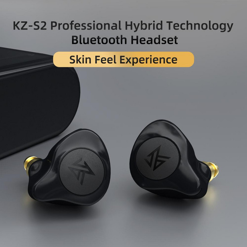 KZ S2 1BA 1DD TWS Căști fără fir Bluetooth 5.0 Căști AAC cu control tactil Căști hibride Căști Noise Sport\E10 Z3 Z1 S1