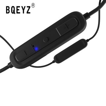 BQEYZ Z3 5.0 Bluetooth AptX-HD кабел Безжичен MMCX/ 0,78 мм конектор HIFI Водоустойчив кабел за слушалки за BQ3 KC2 T2 N1 K2 NO.3 S2