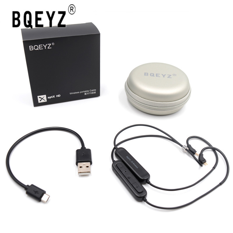 BQEYZ Z3 5.0 Bluetooth AptX-HD kábel Bezdrôtový MMCX/0.78mm konektor HIFI Vodotesný kábel do slúchadiel pre BQ3 KC2 T2 N1 K2 NO.3 S2
