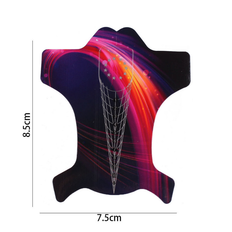 200 ks laserových samolepiek na nechty na predĺženie, manikúra, akrylové nechty na nechty, UV gélové tipy na nechty, predĺženie nechtov, nástroje na DIY dizajn