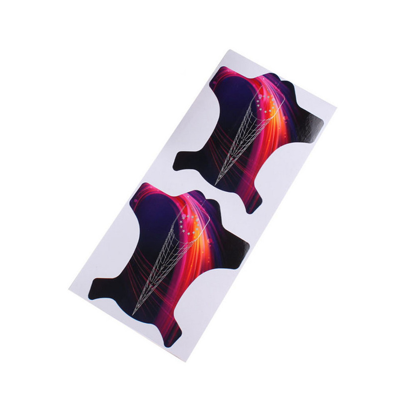 200 ks laserových samolepiek na nechty na predĺženie, manikúra, akrylové nechty na nechty, UV gélové tipy na nechty, predĺženie nechtov, nástroje na DIY dizajn