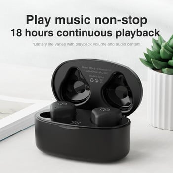 TRN BT1 TWS Ασύρματα ακουστικά Bluetooth 5.0 Hifi Hybrid Drive In Earphone Ακουστικά Gamer Sport Αδιάβροχα Ακουστικά TRN T300 T200