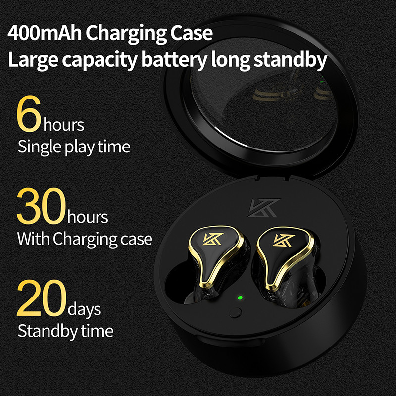 KZ SK10 Pro TWS Bluetooth 5.2 bežične slušalice Hibridne HiFi igraće slušalice za poništavanje buke Sportske monitorske slušalice SKS Z1 PRO BT30