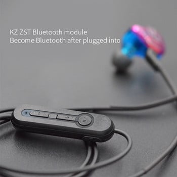 KZ AS10/BA10/ZST/ZS10 Bluetooth 4.2 модул Bluetooth ъпгрейд Hi-fi преносим тип за закачане на уши за KZ ZS4 ZS5 ZS6 ED16 as10 zs10