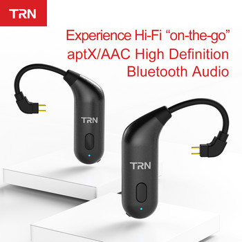 TRN BT20S 5.0 Bluetooth Apt-x Ear-hook MMCX/2Pin Ακουστικά Bluetooth Προσαρμογέας Bluetooth για TRN VX V90 BA5 V30 ZS10 AS10 T2 S2 BQ3 T3 T4