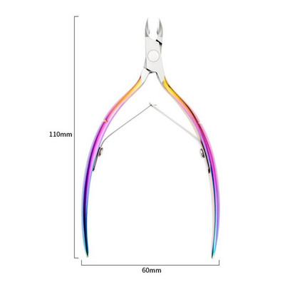 Nerūsējošā tērauda nagu kutikulas šķēres manikīra knaibles griezējs atmirušās ādas noņemšanas griezējs pincete pedikīrs apgriezt ērgļa knābja knaibles