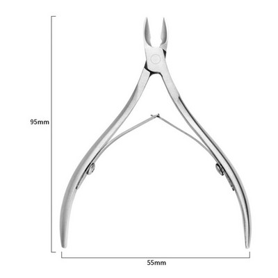 Nerūsējošā tērauda nagu kutikulas šķēres manikīra knaibles griezējs atmirušās ādas noņemšanas griezējs pincete pedikīrs apgriezt ērgļa knābja knaibles