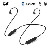 KZ kábel 4.2 Bluetooth vezeték nélküli levehető fülhallgató Bluetooth kábel támogatás AptX for KZ ZST ZS10 ZS6 ES4 ZS5 ZS4 AS10 ZSN ZSX T2