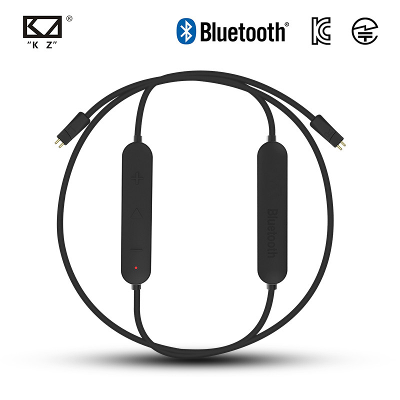 KZ kábel 4.2 Bluetooth vezeték nélküli levehető fülhallgató Bluetooth kábel támogatás AptX for KZ ZST ZS10 ZS6 ES4 ZS5 ZS4 AS10 ZSN ZSX T2