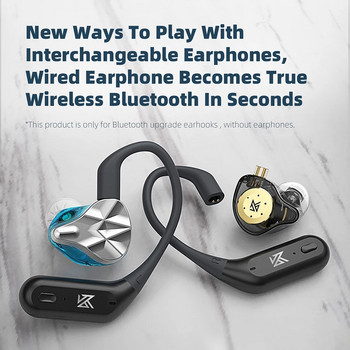 KZ AZ09 Pro Wireless Headphones συμβατά με Bluetooth 5.2 Ασύρματο άγκιστρο αυτιού με θήκη φόρτισης για KZ ZAS EDX ZEX AS10 ZS10