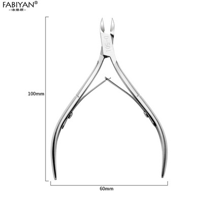 Nerūdijančio plieno odelių kirpimo žnyplės Žnyplės Vaivorykštė Dead Skin Metalinis Nagų dailės valiklis Žirklės Manikiūro Įrankiai Valiklis gradiento spalva