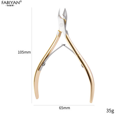 Nerūdijančio plieno odelių kirpimo žnyplės Žnyplės Vaivorykštė Dead Skin Metalinis Nagų dailės valiklis Žirklės Manikiūro Įrankiai Valiklis gradiento spalva