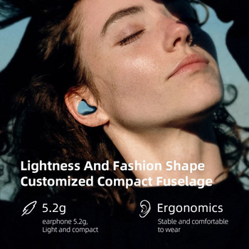 Νεότερο KZ SKS 1BA 1DD Hybrid IEM TWS Bluetooth 5.2 Ακουστικά Έλεγχος αφής Αθλητικό παιχνίδι Ακουστικά ακουστικών KZ Z3 S2 S1 SA08 Z1 PRO E12