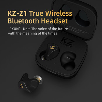 KZ Z1 /KZ Z1 Pro Bluetooth 5.0/Bluetooth 5.2 TWS Слушалки AAC Touch Control Слушалки Динамични слушалки Спортни игри Слушалки