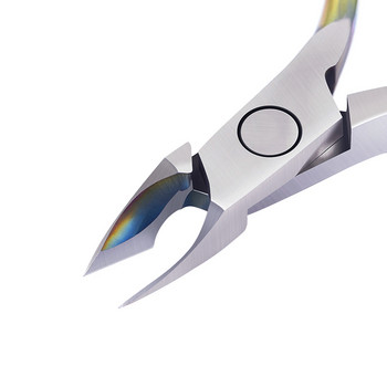 BORN PRETTY Цветни остри нокти Клещи за кожички Dead Skin Remover Clipper Ножица от неръждаема стомана Инструмент за ноктопластика
