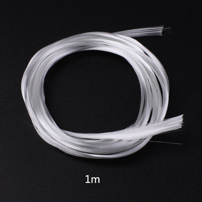 1m/1.5m/2m Fibră de sticlă Extensie unghii Formă pentru unghii cu gel UV DIY Unghii alb Sfaturi din fibră de sticlă acrilice Instrument de salon de manichiură