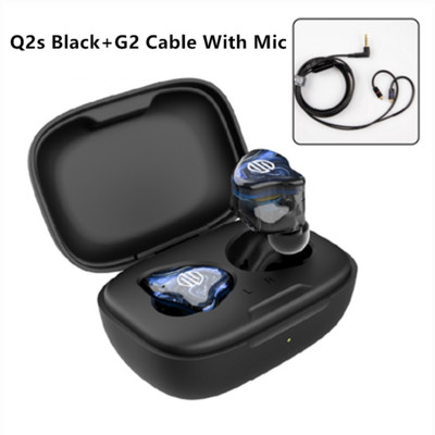 BGVP Q2s TWS QCC3040 Qualcomm Knowles Hifi Bluetooth 5.2 Ασύρματο ακουστικό Αθλητική μουσική Διφωνικά ακουστικά Αποσπώμενο καλώδιο