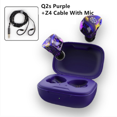 BGVP Q2s TWS QCC3040 Qualcomm Knowles Hifi Bluetooth 5.2 Ασύρματο ακουστικό Αθλητική μουσική Διφωνικά ακουστικά Αποσπώμενο καλώδιο