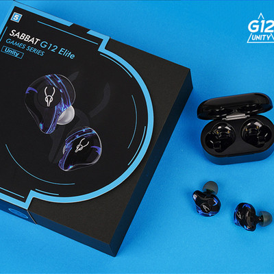 Sabbat G12 Elite True Wireless Earphones TWS Bluetooth 5.0 Gaming Glazba niske latencije Subwoofer Slušalice s mikrofonom E12 O7