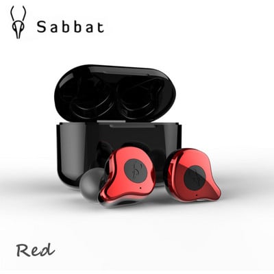 Sabbat E12 In Earphone True Wireless Bluetooth 5.0 HIFI Monitor Noise Sport Headset O5 X1 X1E O2 I8 AIR LOVE Δωρεάν αποστολή