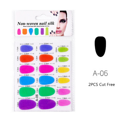 2/10KOM Nastavci za nokte od staklenih vlakana za izradu UV gelom francuska manikura Akrilni oblici za nokte od staklenih vlakana Salon Savjeti za alat Dodatak