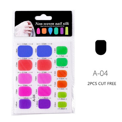 2/10KOM Nastavci za nokte od staklenih vlakana za izradu UV gelom francuska manikura Akrilni oblici za nokte od staklenih vlakana Salon Savjeti za alat Dodatak